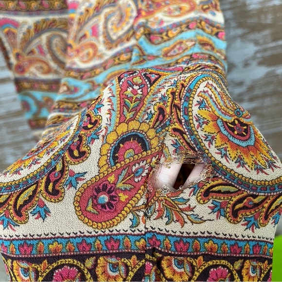 Zimmerman Relaxed Fit High Rise Straight Leg Pants Boho Preppy Western Womens S - Picture 4 of 7